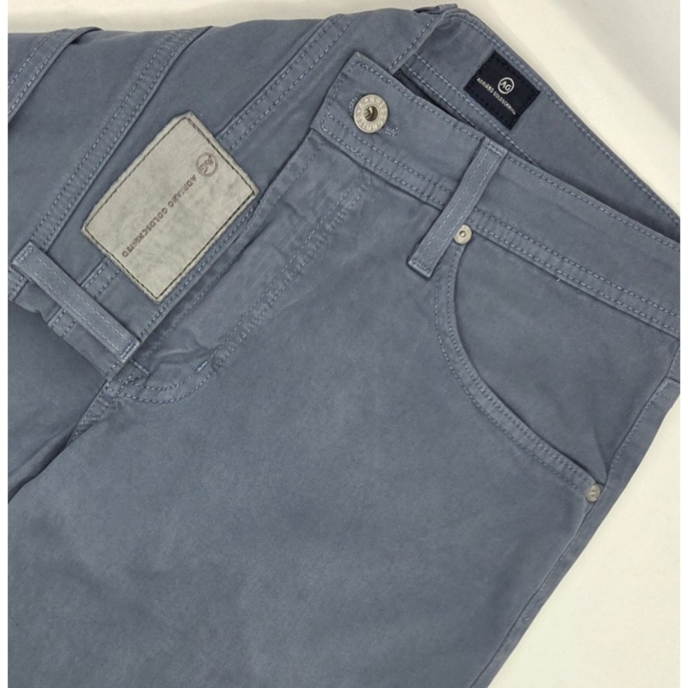 AG Adriano Goldschmied Protege Straight Leg Pants Blue Mens 34x34 (fits 34x27)